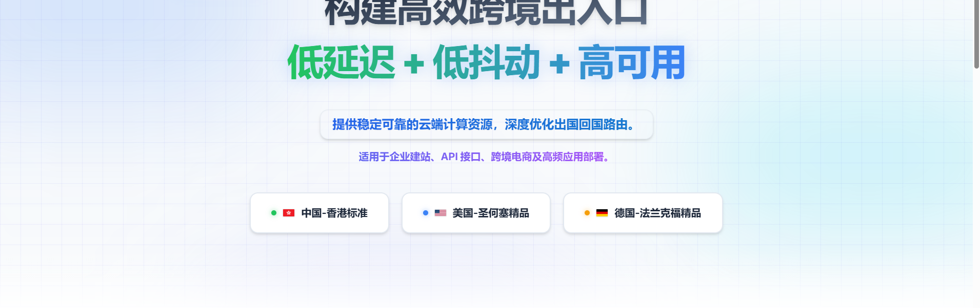 NoSla高速德国VPS仅需239元/年，CN2+CUII+CMIN2三网各自高端网络
